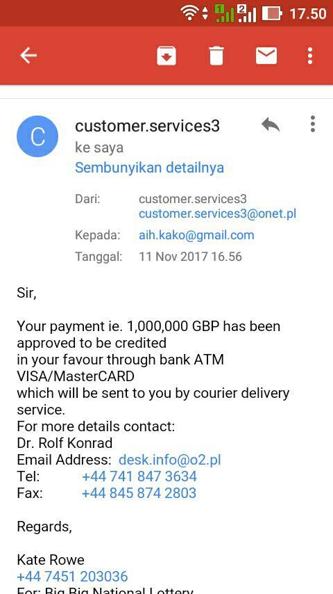 ANE DAPET LOTTRE NIH KAYANYA