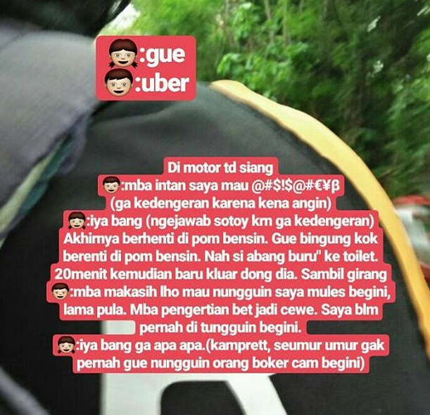 Apes! Salah Dengar, Driver Ojol Minta Beginian, Penumpang Cewek Ini ...
