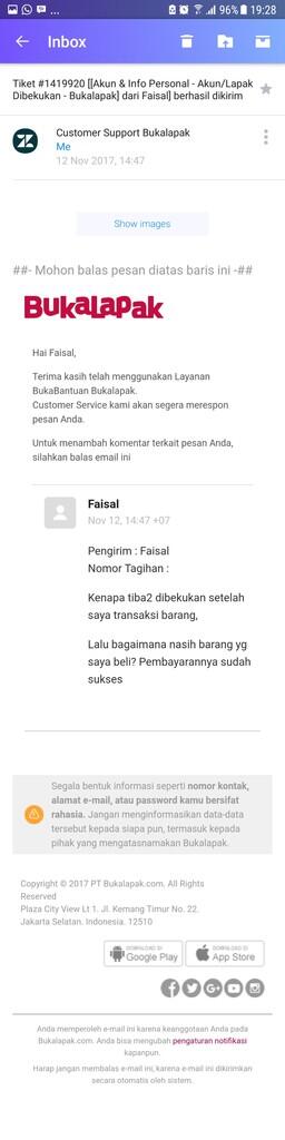 BukaLapak mengecewakan