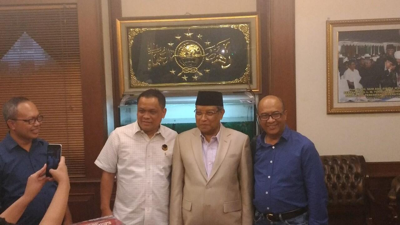 H-1 Rakernas IV, NasDem Sambangi PBNU