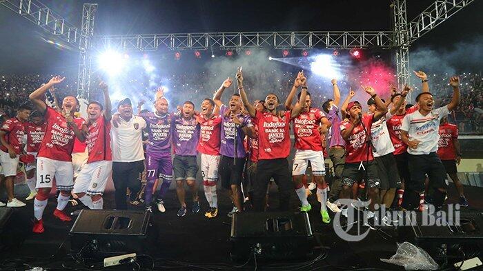 Euforia The Real Champion Bali United Bergemuruh di Stadion Dipta