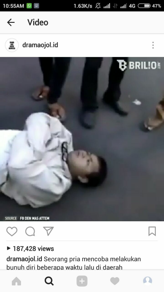 Seorang Pria Ingin Bunuh Diri di Jalan Raya, Malah Dibully Oleh Pengendara