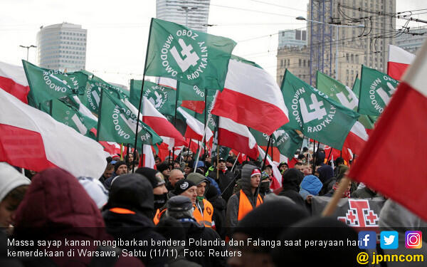 60 Ribu Berpesta di Polandia, Serukan Muslim Holocaust