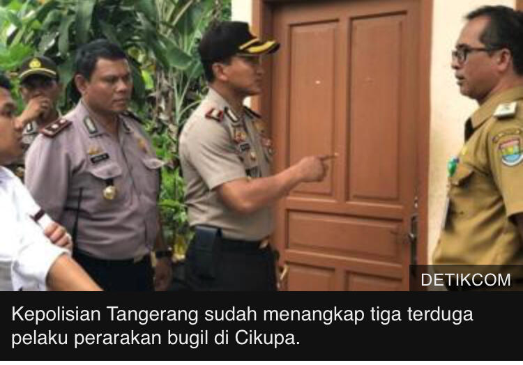 Pelaku perarakan tertuduh pasangan mesum di Tangerang ditangkap polisi