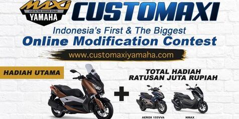 Mau Ikut Kontes CUSTOMAXI Yamaha? Ini Caranya Gan