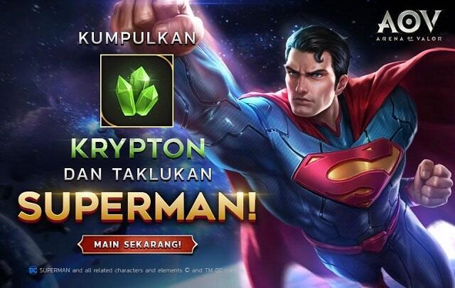 &#91;Breaking News&#93; Superman Resmi Hadir di Garena AOV dengan Enam Jenis Skill Berbeda