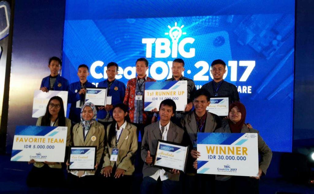 Tim UKDW Juara Kompetisi TBIG CreatiON 2017