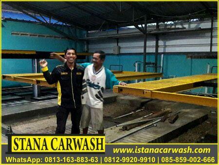 jasa pemasangan peralatan cuci motor dan mobil dengan hidrolik dan snowwash