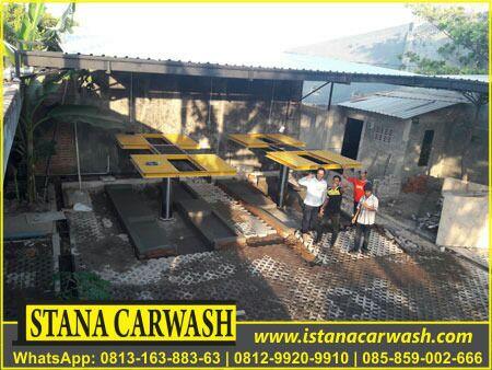 jasa pemasangan peralatan cuci motor dan mobil dengan hidrolik dan snowwash