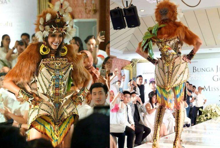 Kostum Warrior of Orang Utan Siap Bersaing di Miss Universe 2017