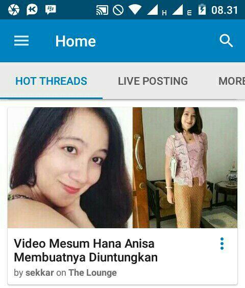 Video Mesum Hana Anisa Membuatnya Diuntungkan.