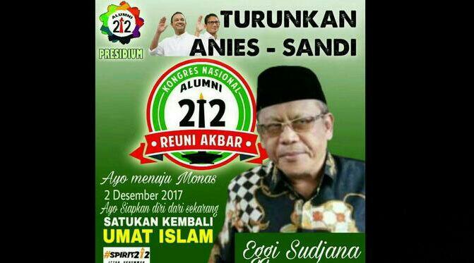 Beredar Ajakan Turunkan Anies-Sandi dari Presidium Alumni 212