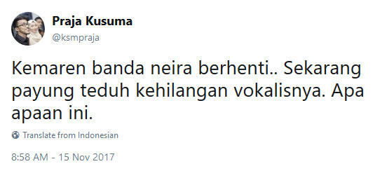 Vokalis Payung Teduh Dikabarkan Mundur, Fans Galau Berjamaah