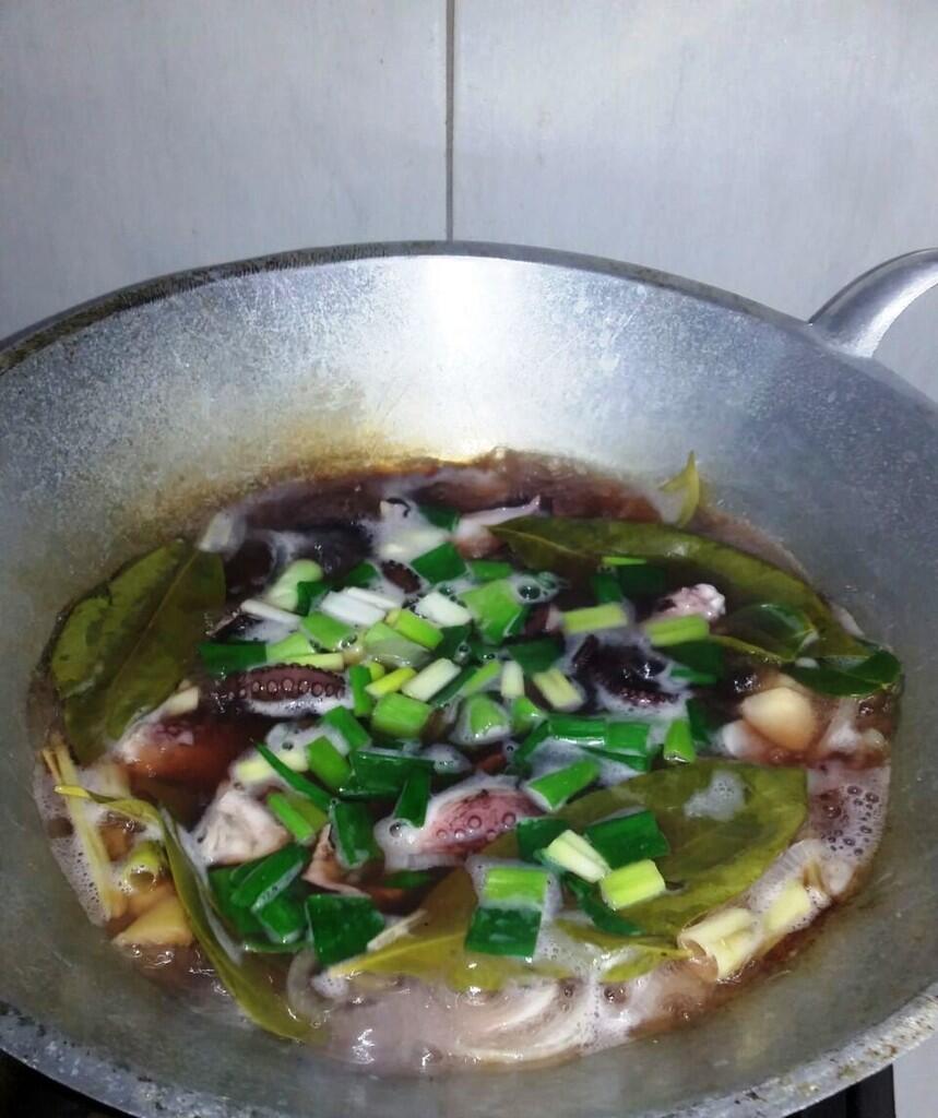 mengolah gurita beku supaya siap masak
