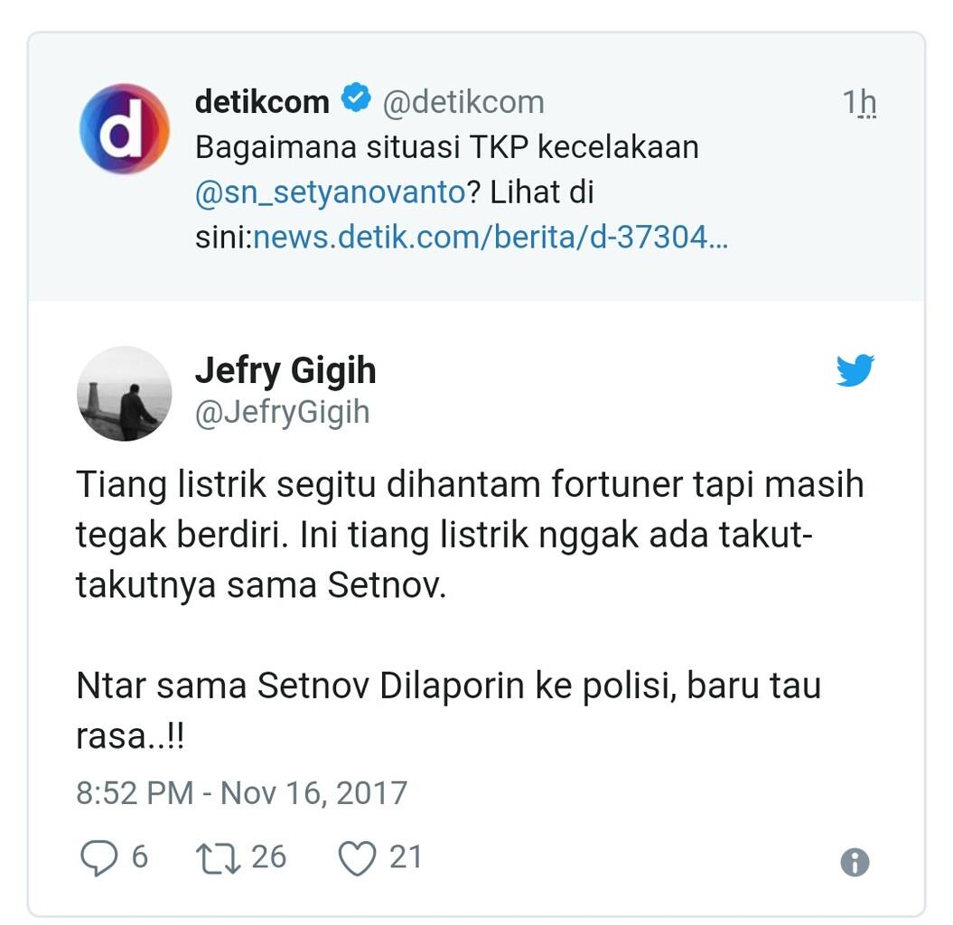 Setnov Kecelakaan, Tiang Listrik dan Fortuner Jadi 'Korban'