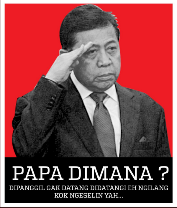 Setya Novanto yang Hilang' Jadi Bahan Meme