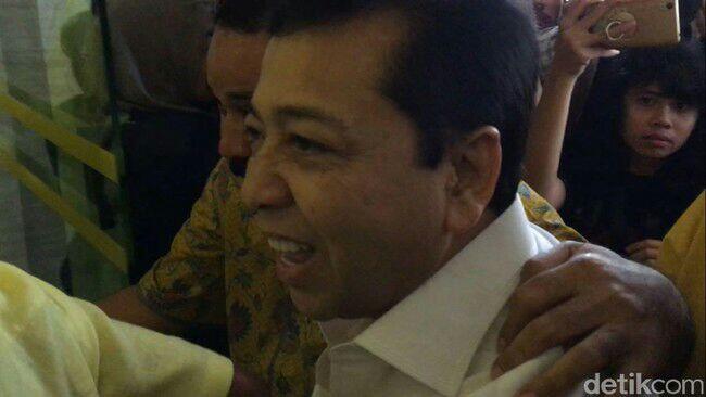 Sebelum 'Hilang', Setya Novanto Pergi Dijemput Tamu