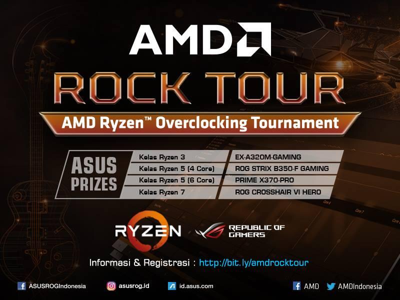 Agan OC-ers, Yuk Ikutan AMD ROCK TOUR Untuk Menang Hadiah Puluhan Juta Rupiah!