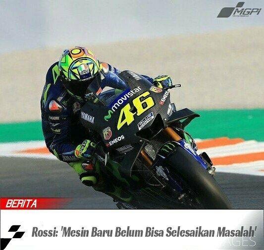 Rossi, Mesin Baru Belum Bisa Selesaikan Masalah