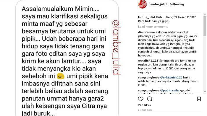 Posting Foto Umi Pipik&Istri Sunu,Tips Mendekati Istri Pertama: Ajak Umroh Bareng