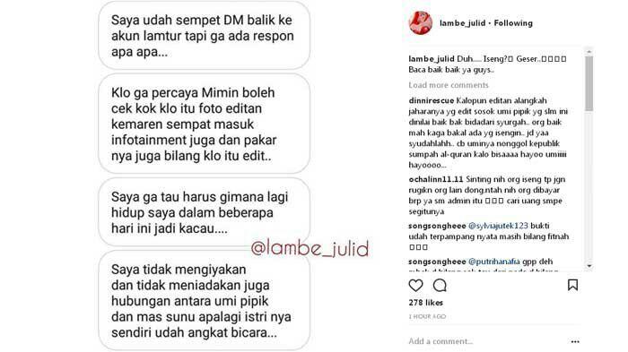 Posting Foto Umi Pipik&Istri Sunu,Tips Mendekati Istri Pertama: Ajak Umroh Bareng