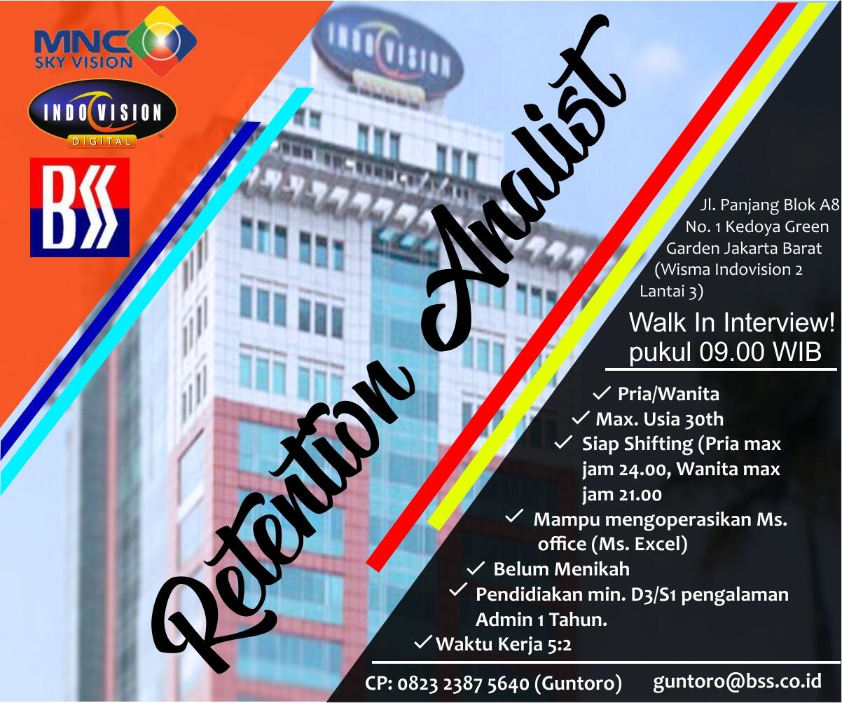 Walk In Interview MNC Sky Vision Jakarta