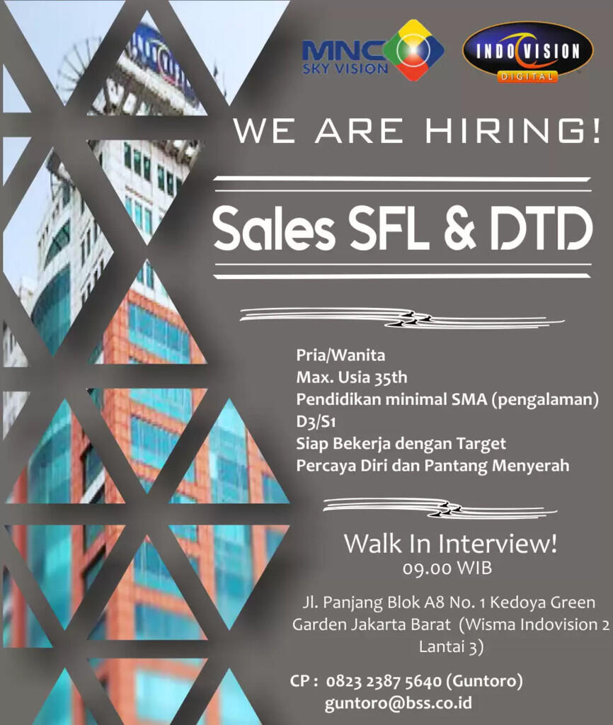 Contoh Iklan Walk In Interview - Contoh 408