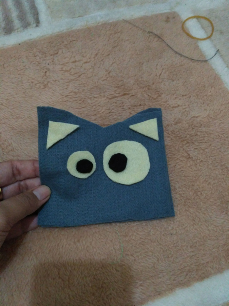 &#91;DIY EVENT&#93; Tatakan Gelas Flanel Bentuk Kucing