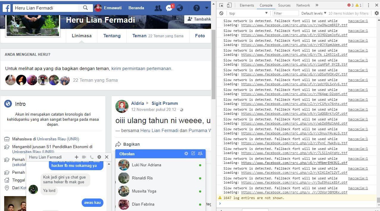 &#91;ASK&#93; Hacker Ini Kirimkan SS Ini Ke Ane Gan!