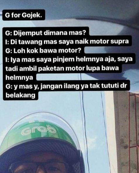Deretan Driver Ojek Online Yang Terima Order Unik &amp; Aneh, Kocak!