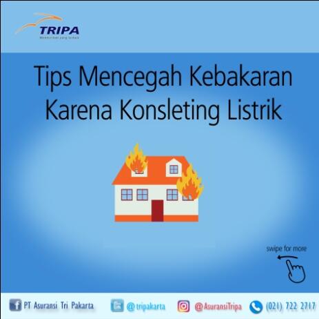 Tips Mencegah Kebakaran Karena Korsleting