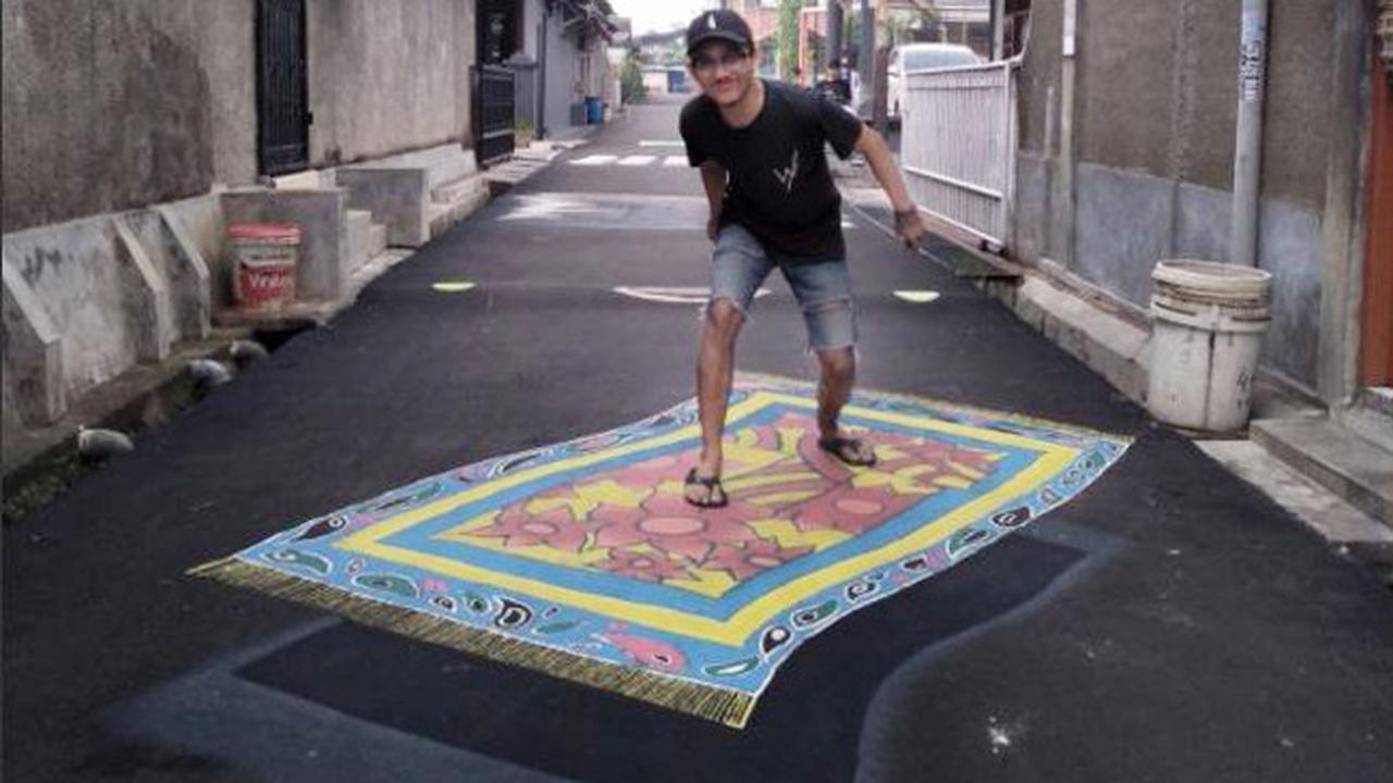 Melihat Lukisan Jalan Dan Zebra Cross 3D Depok Timur Yang Kreatif