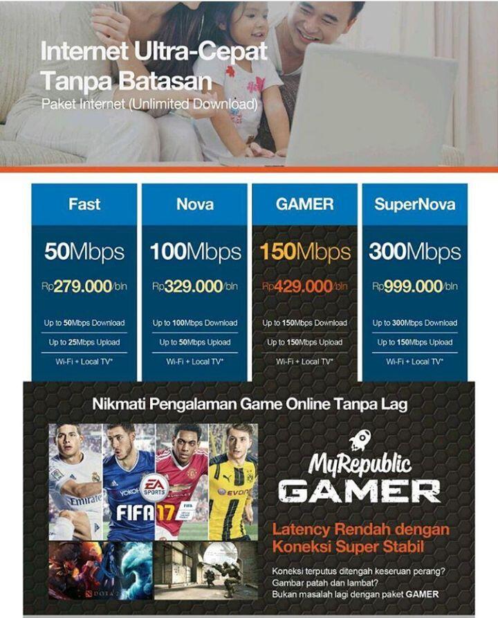 MY REPUBLIC INTERNET BROADBAND ULTRA CEPAT (AREA CIBUBUR)