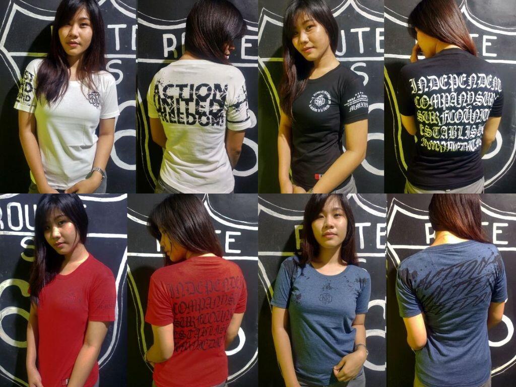 New Arrival Kaos Distro Surfing United Simple Ladies