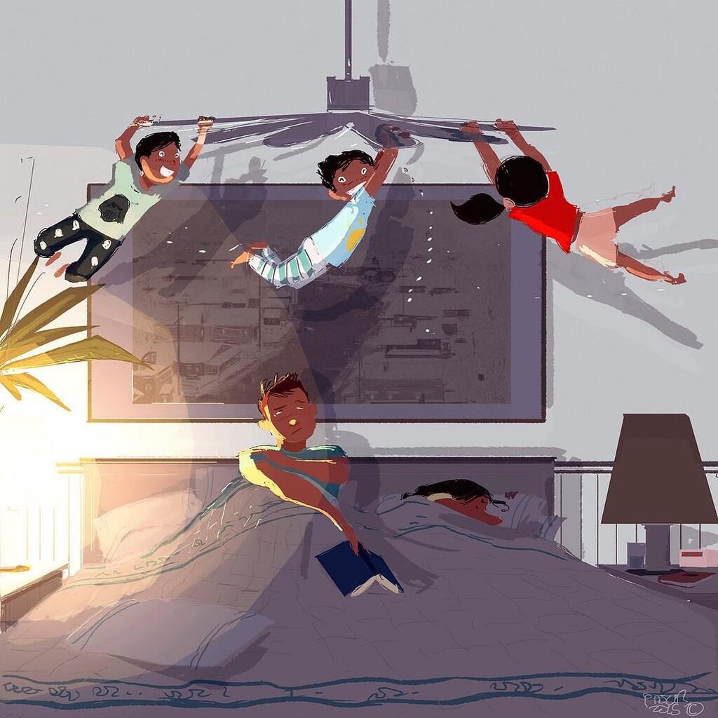 MBLO!! 15 Ilustrasi Manis Ini Gambarkan Bahagianya Punya Keluarga Kecil