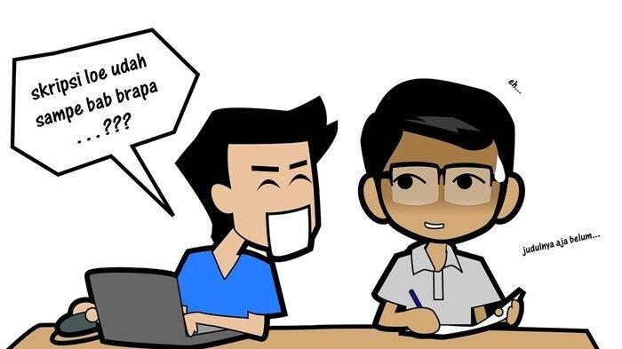 10 Komik Tentang Skripsi Ini Pasti Kamu Banget, kan Mahasiswa Akhir?