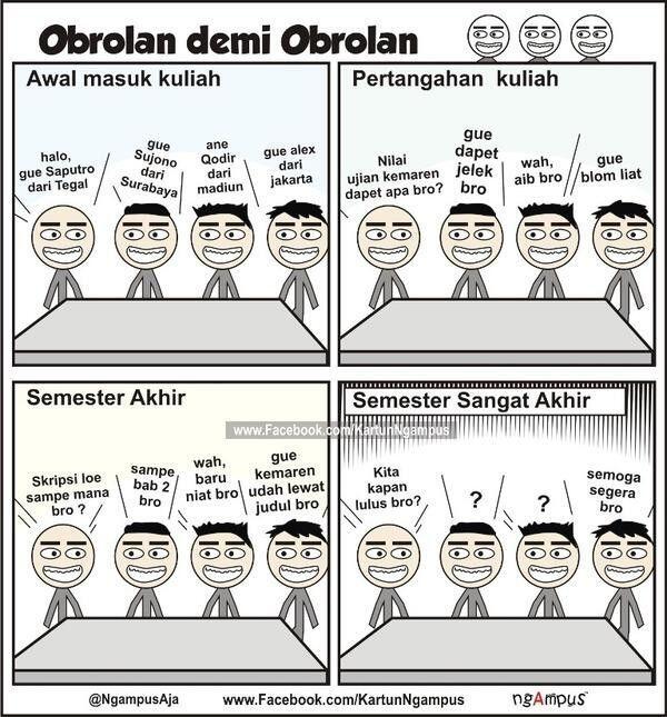 10 Komik Tentang Skripsi Ini Pasti Kamu Banget, kan Mahasiswa Akhir?