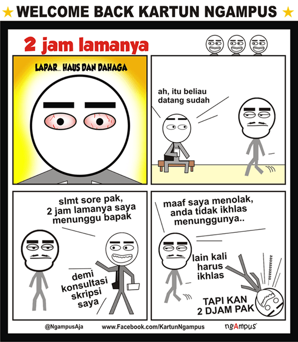 10 Komik Tentang Skripsi Ini Pasti Kamu Banget, kan Mahasiswa Akhir?