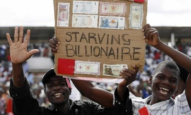Mengenang Foto-Foto Uang Dolar Zimbabwe Yang Menggambarkan Saking Murahnya