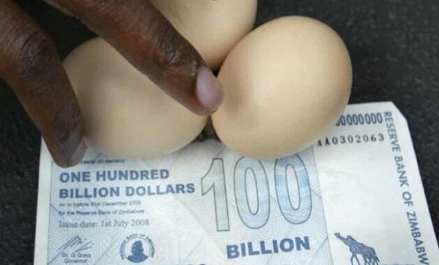 Mengenang Foto-Foto Uang Dolar Zimbabwe Yang Menggambarkan Saking Murahnya