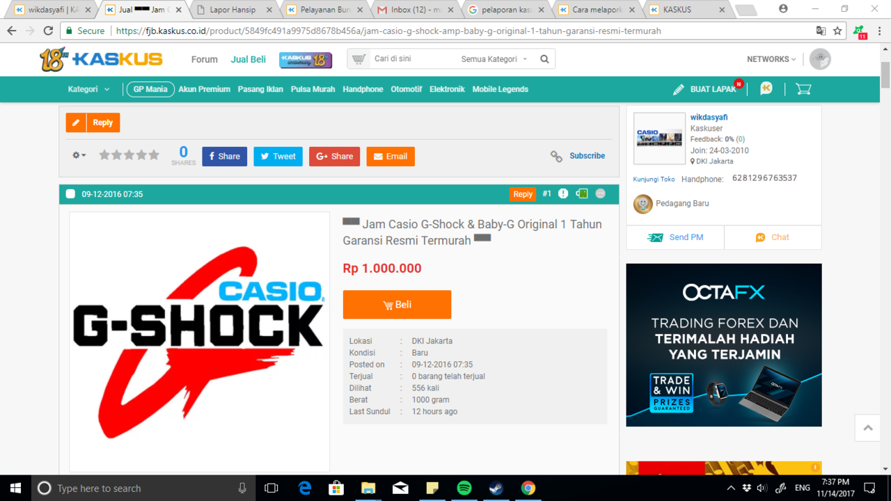 Surat Terbuka Lapak INDOWATCHZONE November 2017
