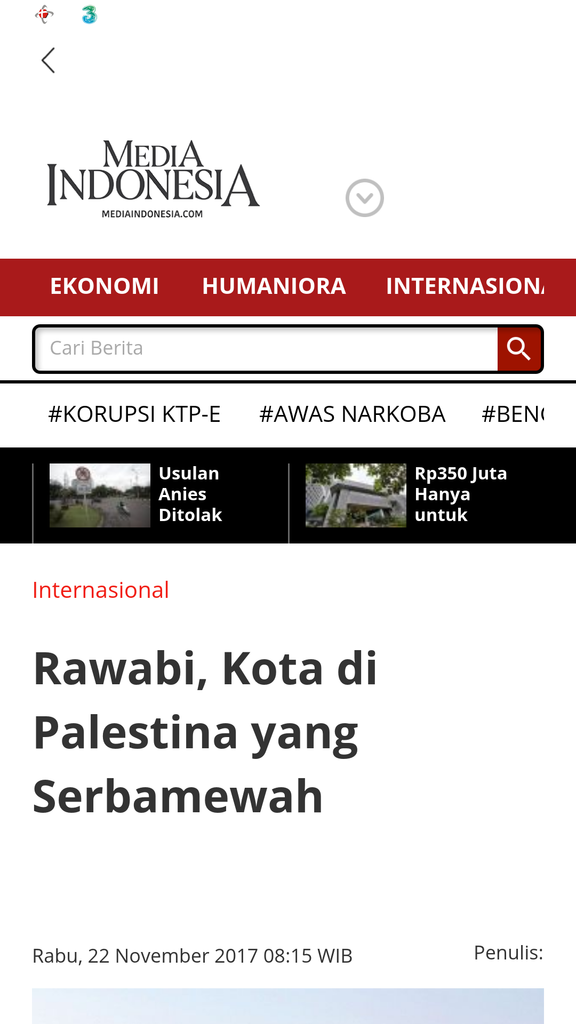 rawabi,kota di palestina yg serba mewah