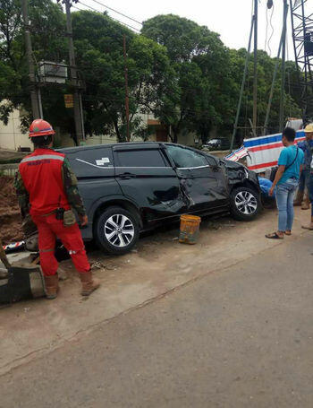 Tak Hancur Ditabrak Truk, Begini Penampakan Xpander Usai Kecelakaan