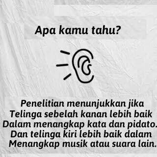 Fakta unik-sepele namun sangat bermanfaat.