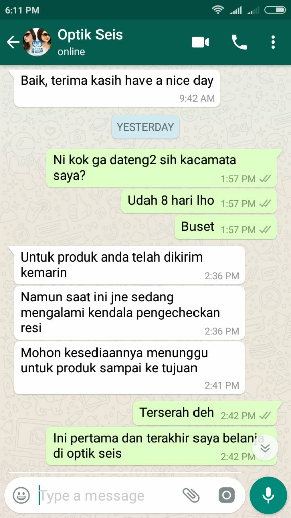 Belanja Di Optikseis.com ? Pikir Ulang Deh!