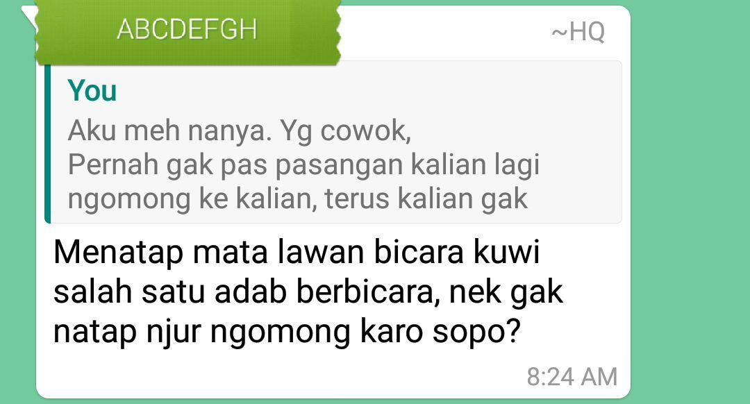 Alasan Cowok Gak Natap Mata Pasangan Saat Ngomong