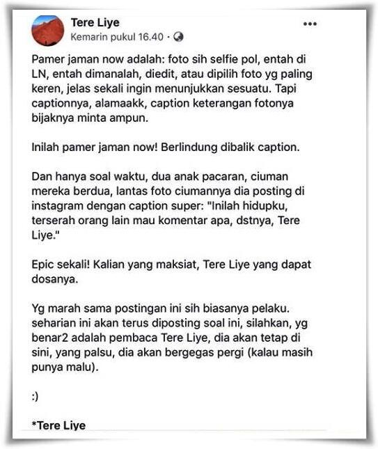 Nah Loh!! Penulis Terkenal Ini Murka Kepada Para Netizen, Apa Sebabnya?