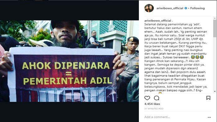 Ari Wibowo: Selamat Datang Pemerintahan yang 'Adil'&amp;Bertutur halus, namun Ehem-ehem