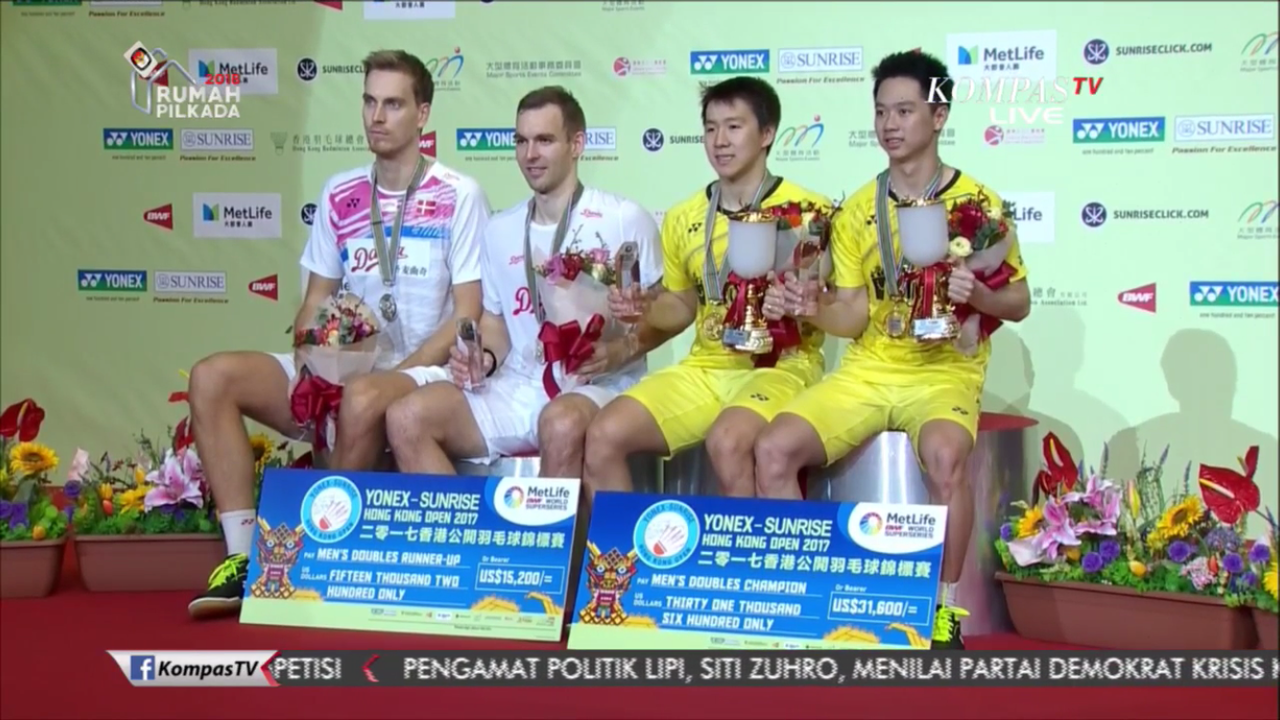 &#91;Breaking News&#93; Marcus/Kevin Juara di Hong Kong Open Series 2017