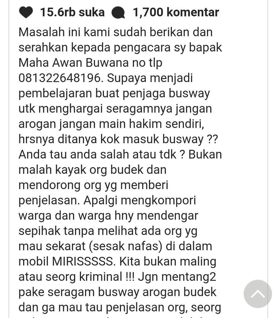 TransJ Bantah Dewi Persik Dikawal Polisi Saat Hendak Terobos Busway